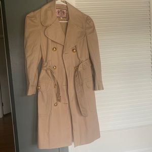 Juicy Couture Women’s Trench Coat size S